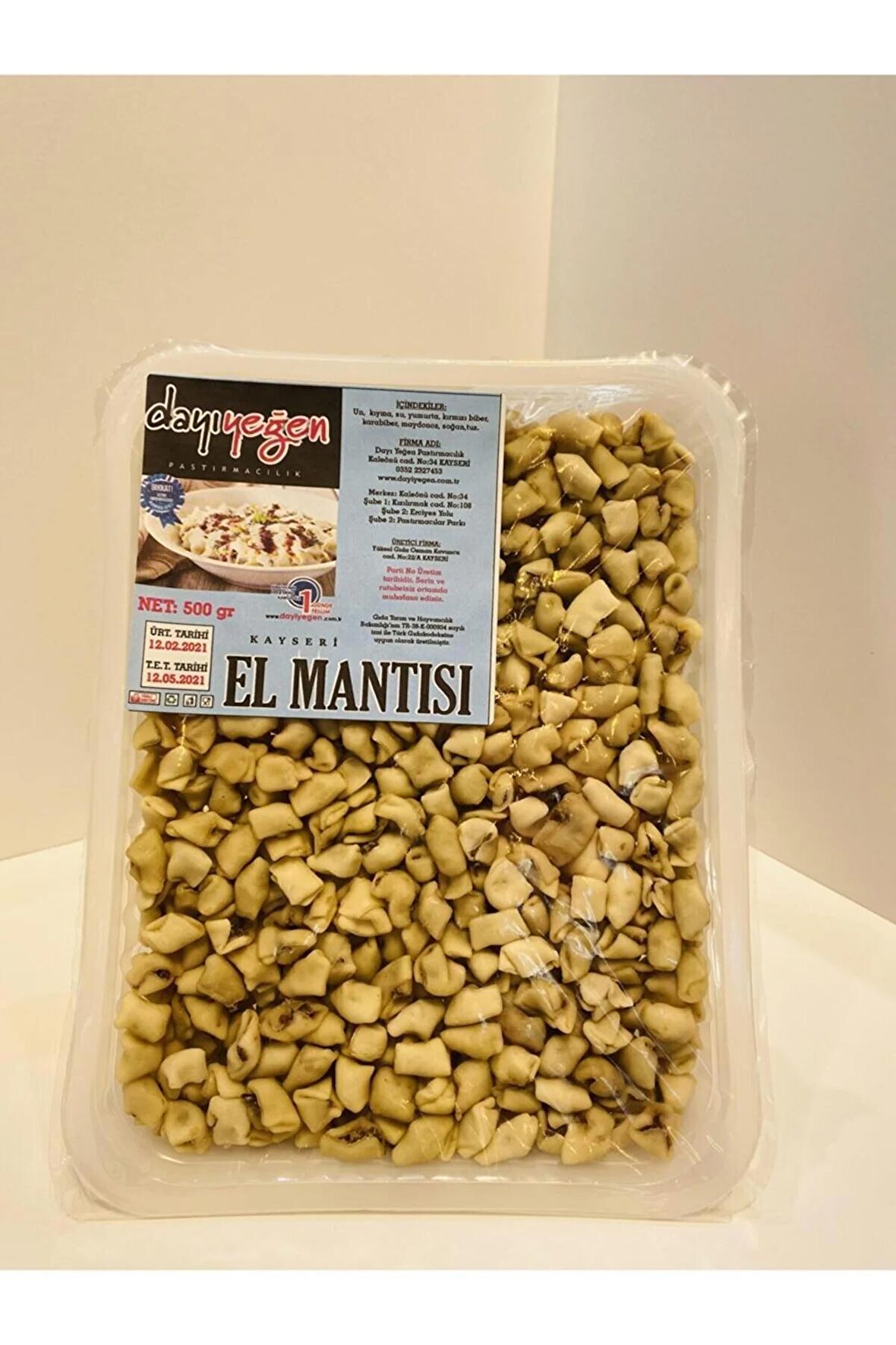 500 Gr El Yapımı Mantı