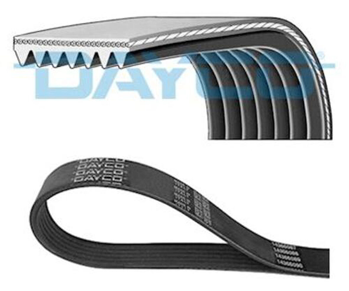Dayco 7PK1601 Kanallı Kayış Captur I 13-Clio IV 13-Megane III 12-Sandero II 15-Logan II 15-Duster 13-18 0.9 TCE 1.2 TCE 7PK1600 117202001R