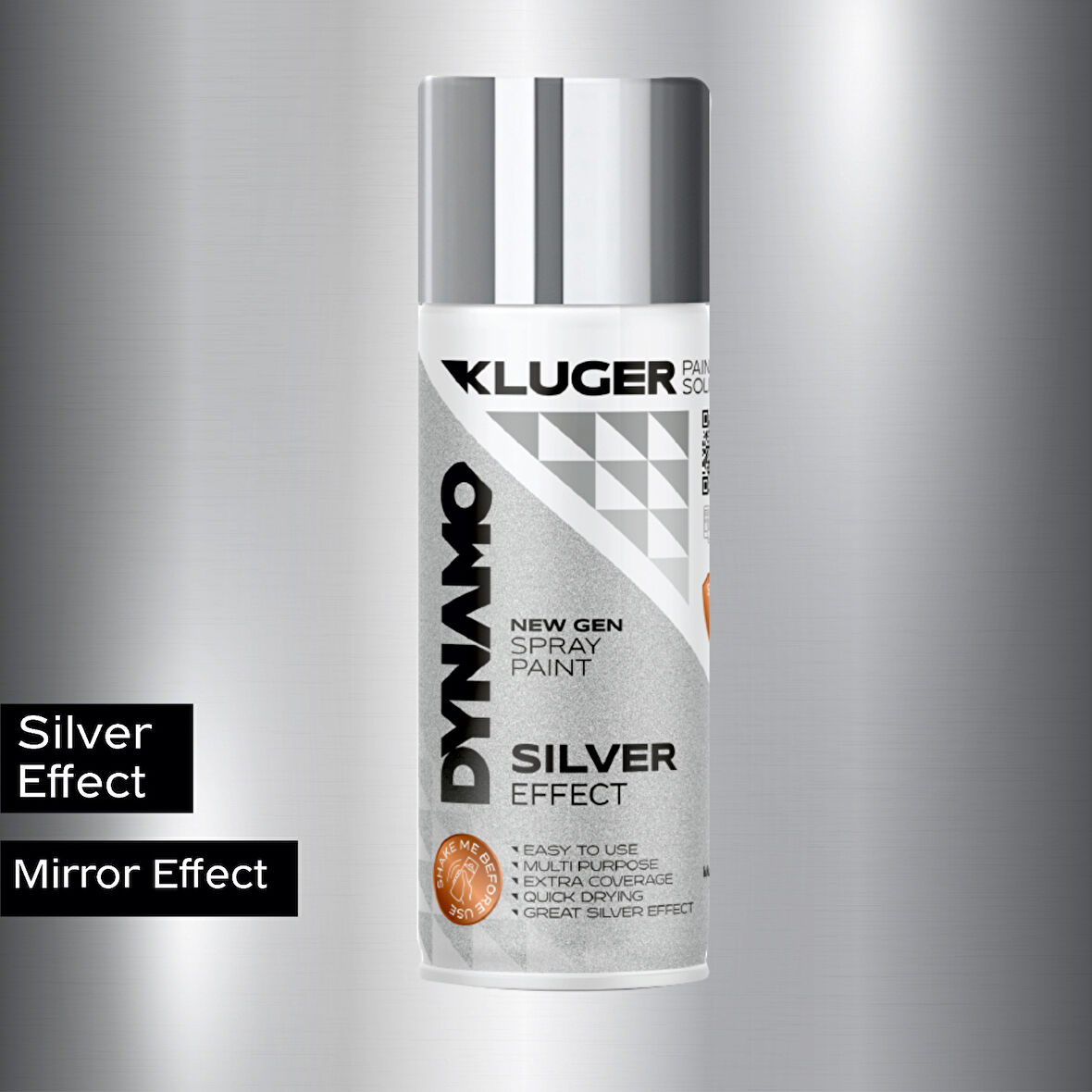 Kluger Sprey Boya Gümüş Krom Efekt 401