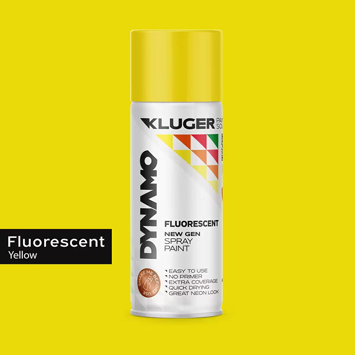 Kluger Floresan Sarı Sprey Boya 455