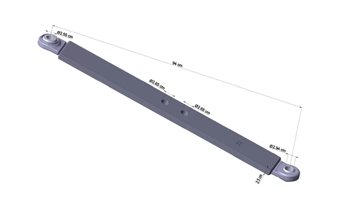 YAN ÇEKİ KOLU KOMPLESİ 100x25 (New Holland) (DYPTT-5)