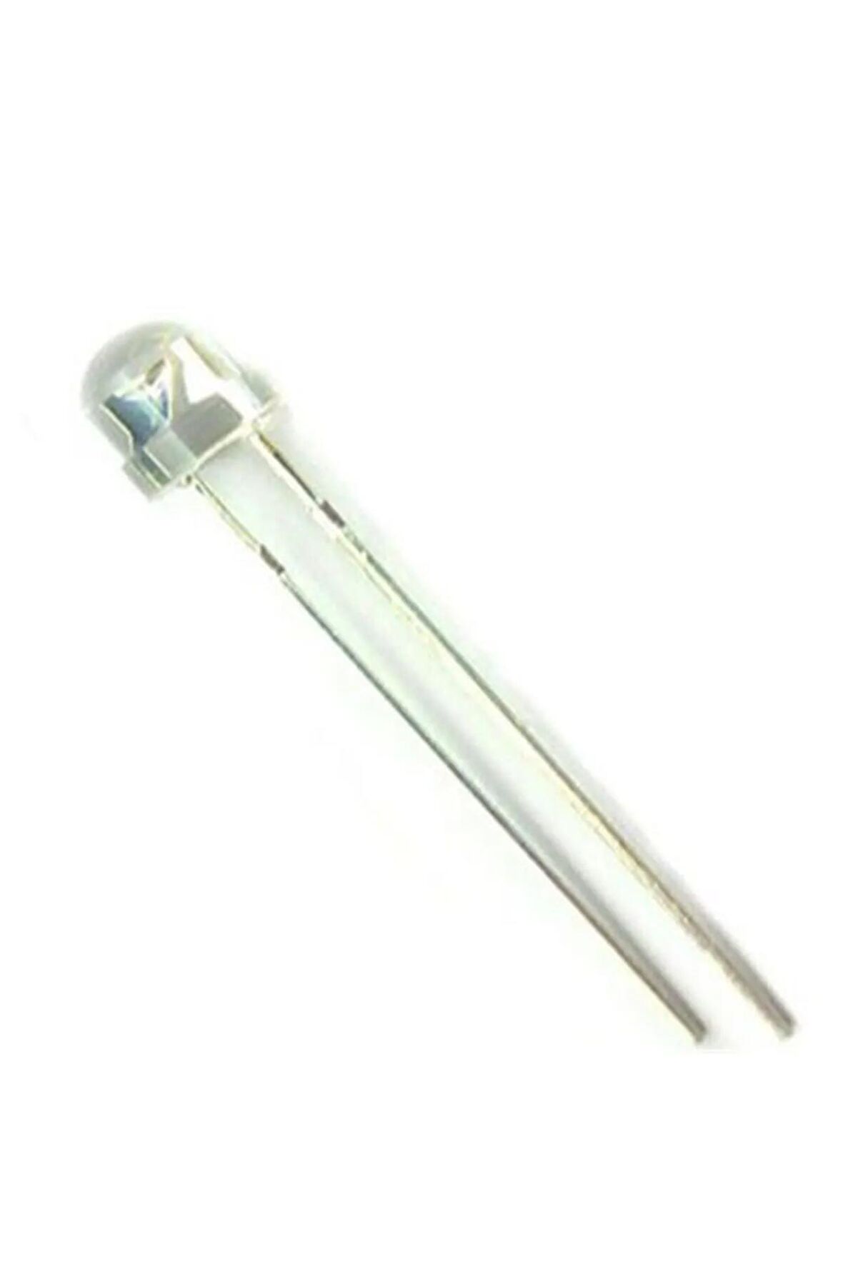 Beyaz Mantar Led 4.8mm - 10 Adet
