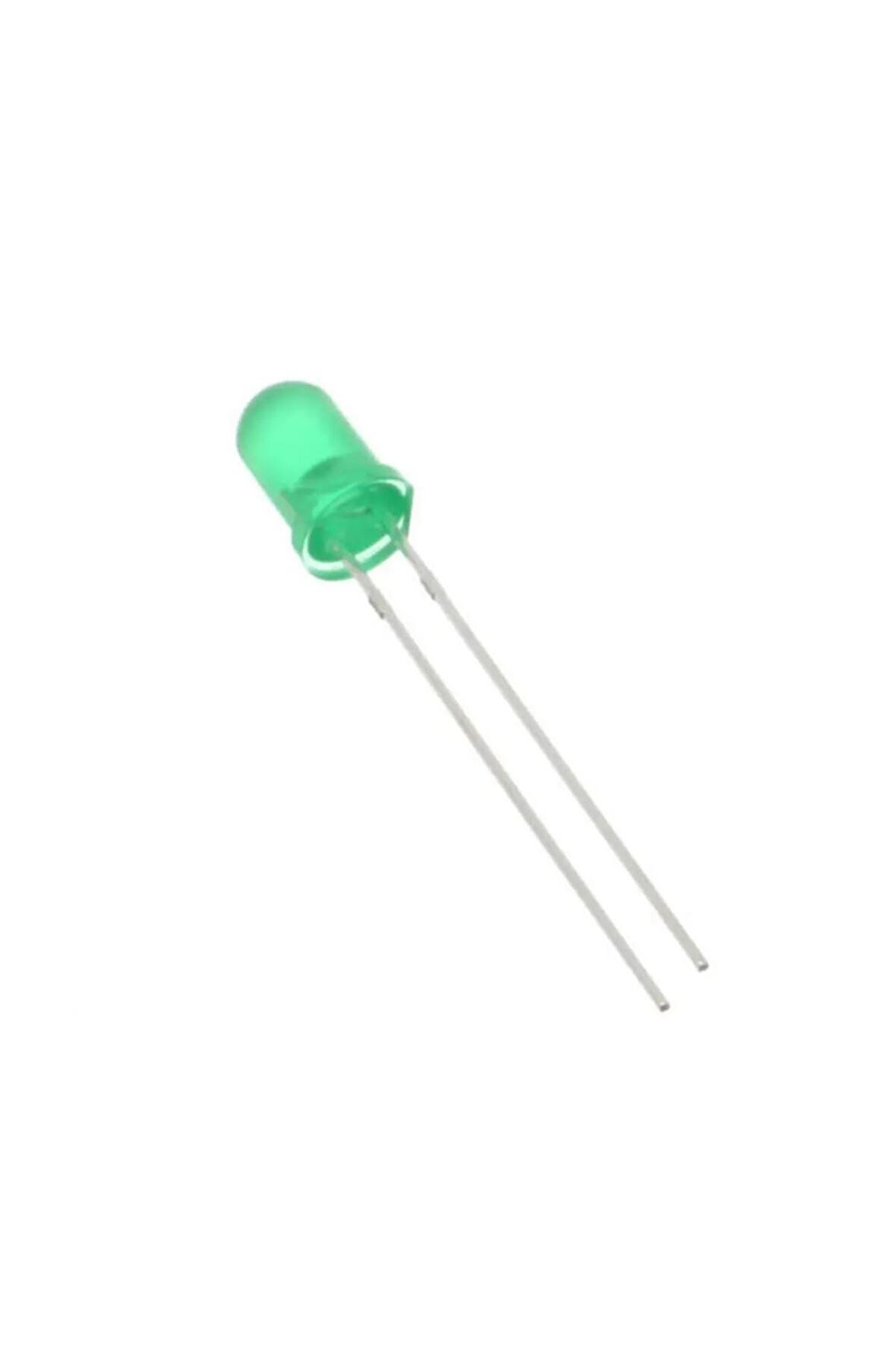 5mm Yeşil Led 10 Adet