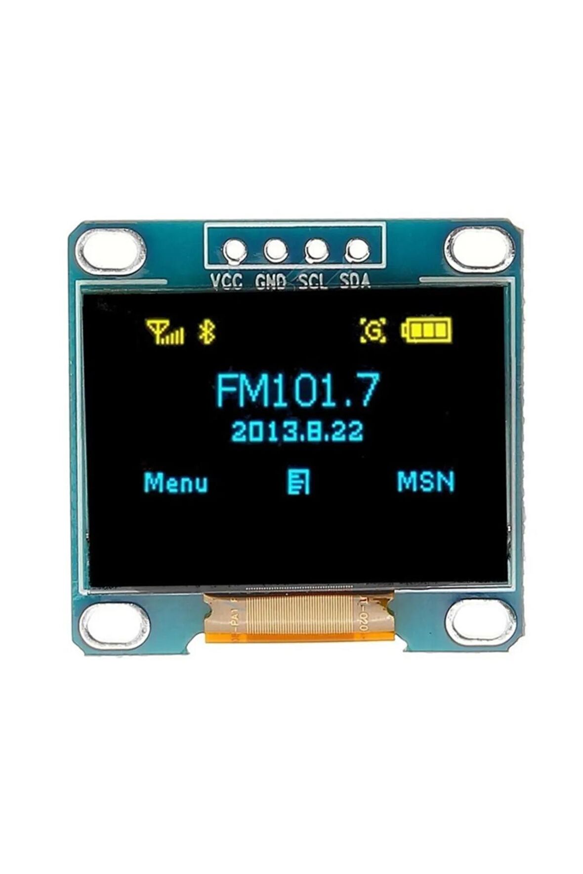 128x64 Oled Ekran Lcd 0.96 I2c Arduino Raspberry Pı