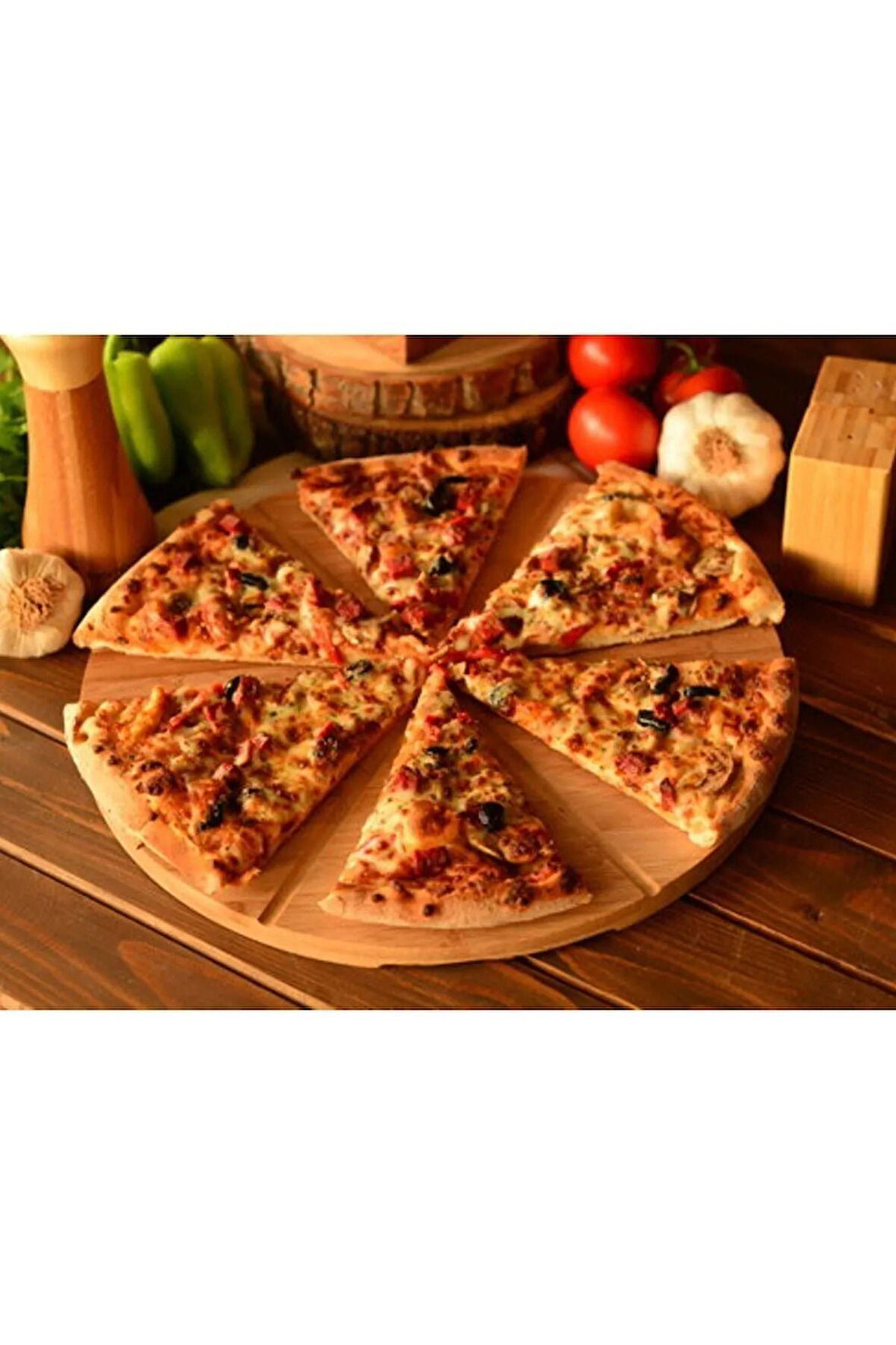 Bambu Pizza Tahtası Slice