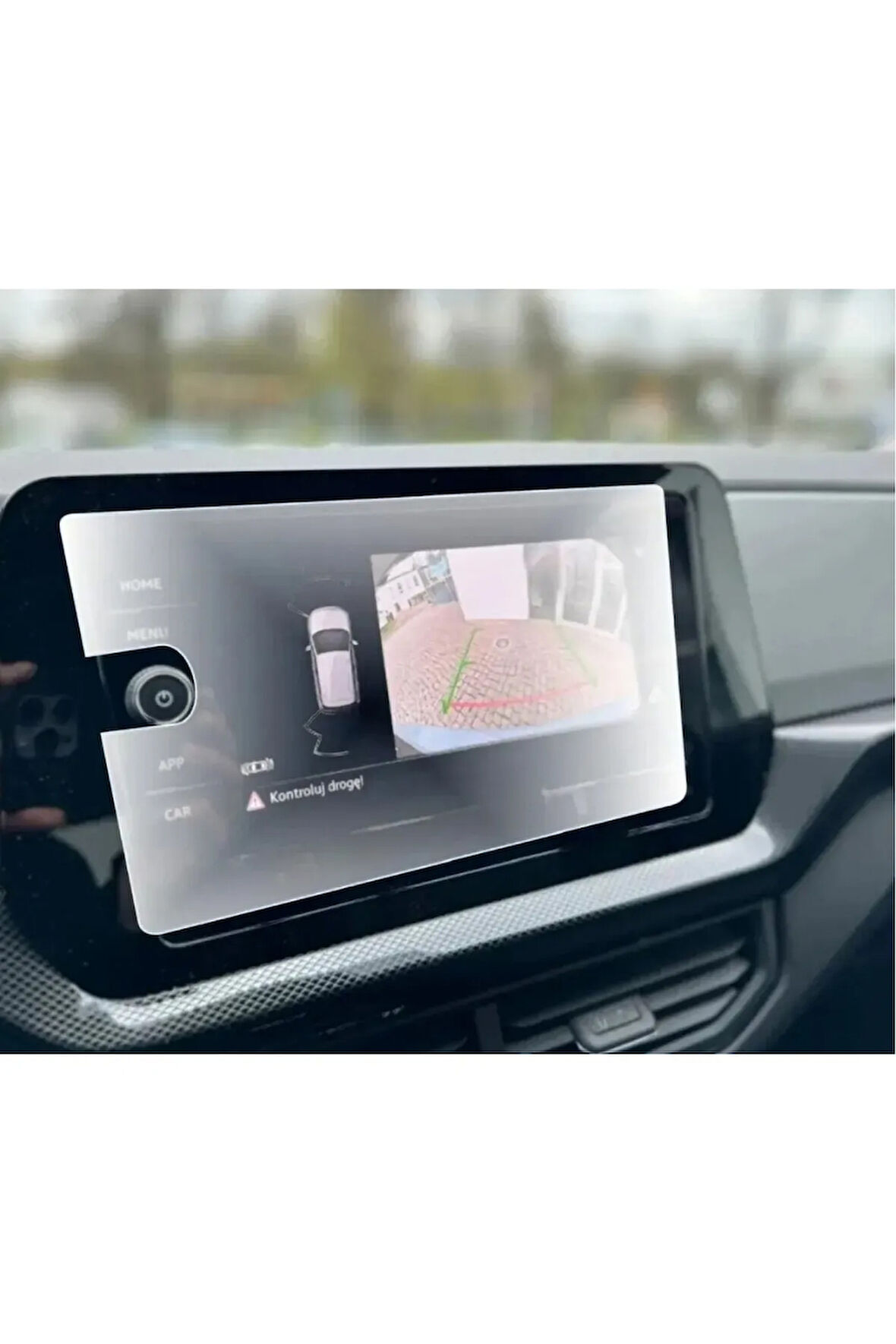 Volkswagen T-Cross 8 inç Multimedya Uyumlu Tek tuş 9H Nano Ekran Koruyucu