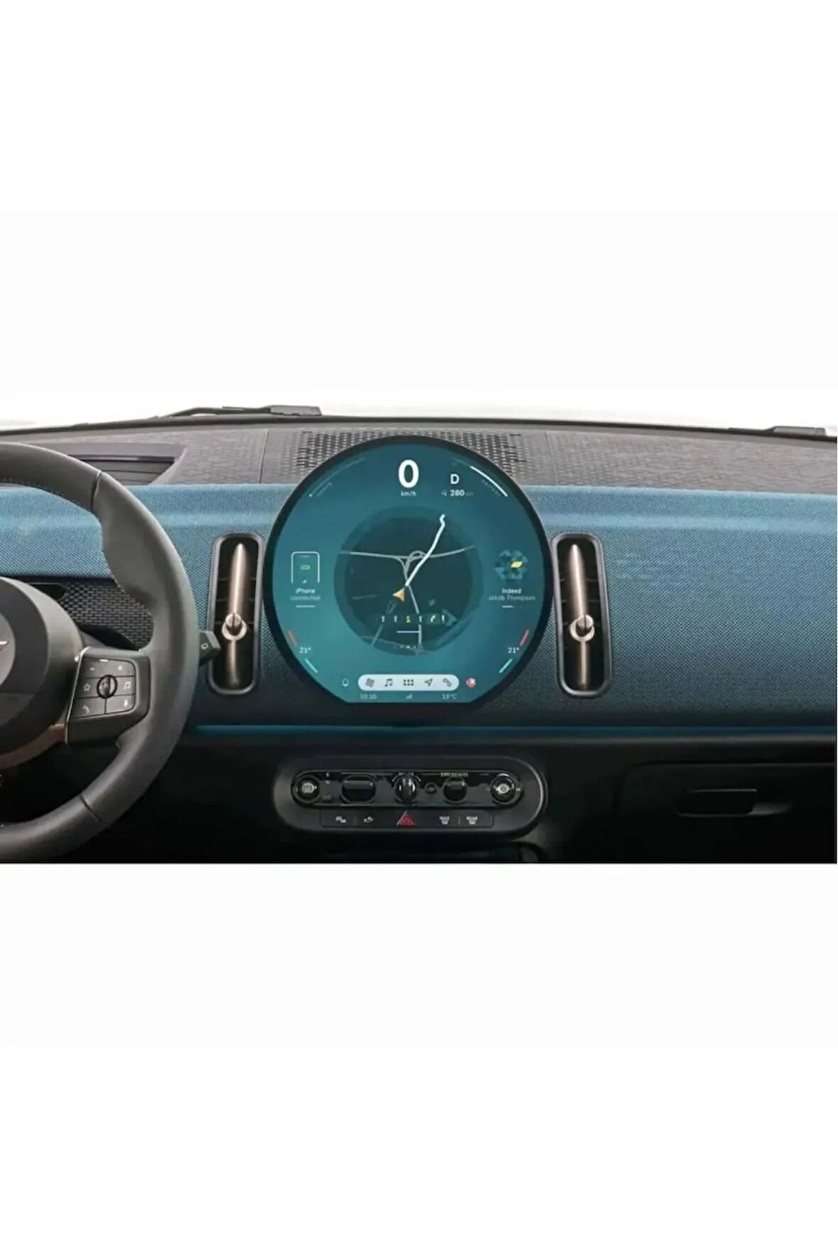 Mini Cooper Ve Countryman Navigasyon ve Bilgi Multimedya Uyumlu 9H Nano Ekran Koruyucu 2024