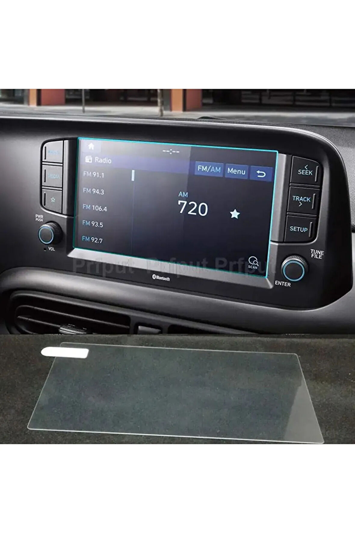 Hyundai i10 Navigasyon Multimedya Uyumlu Nano Ekran Koruyucu