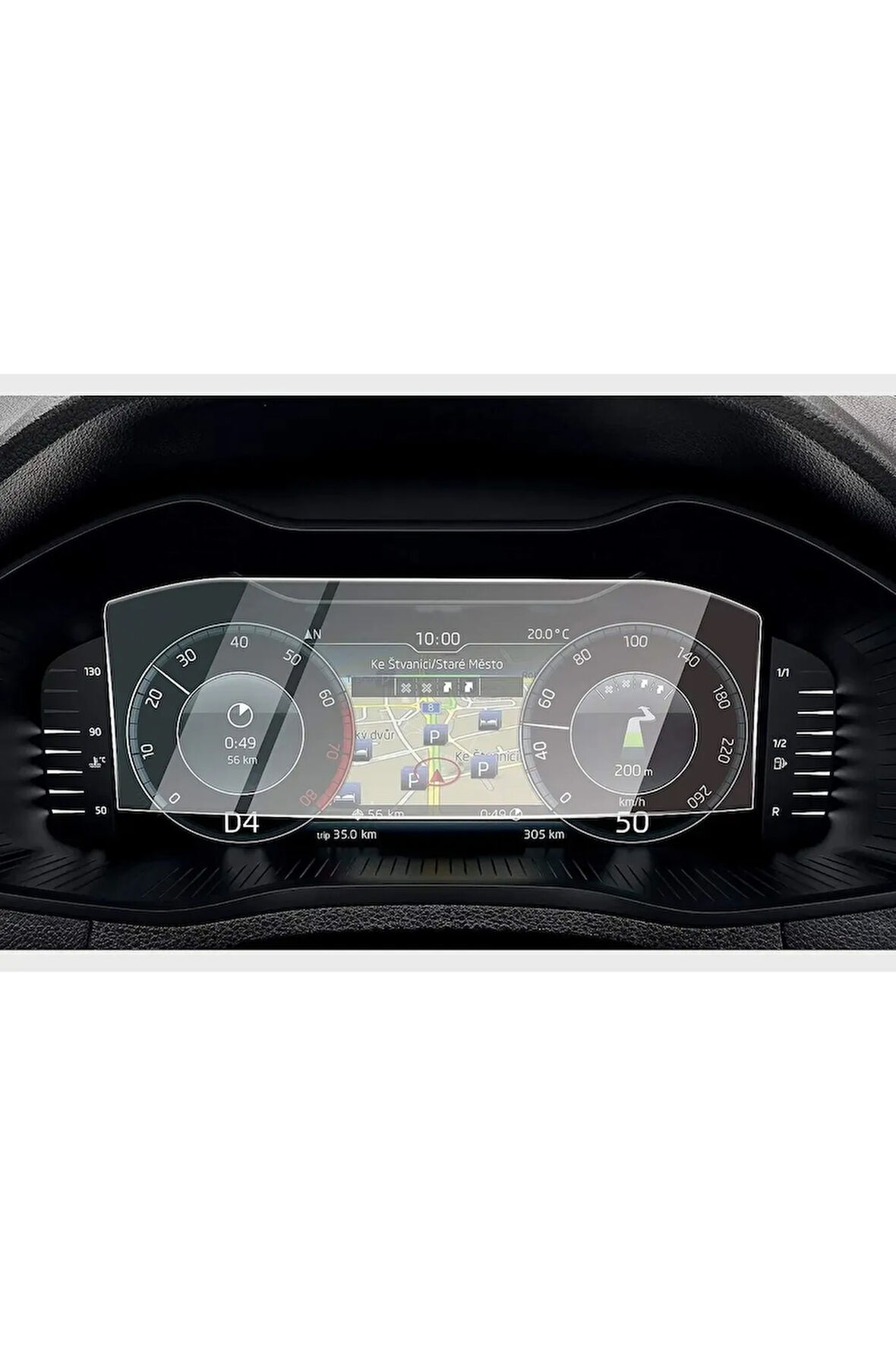 Skoda Kamiq Dijital Gösterge Nano Ekran Koruyucu Film