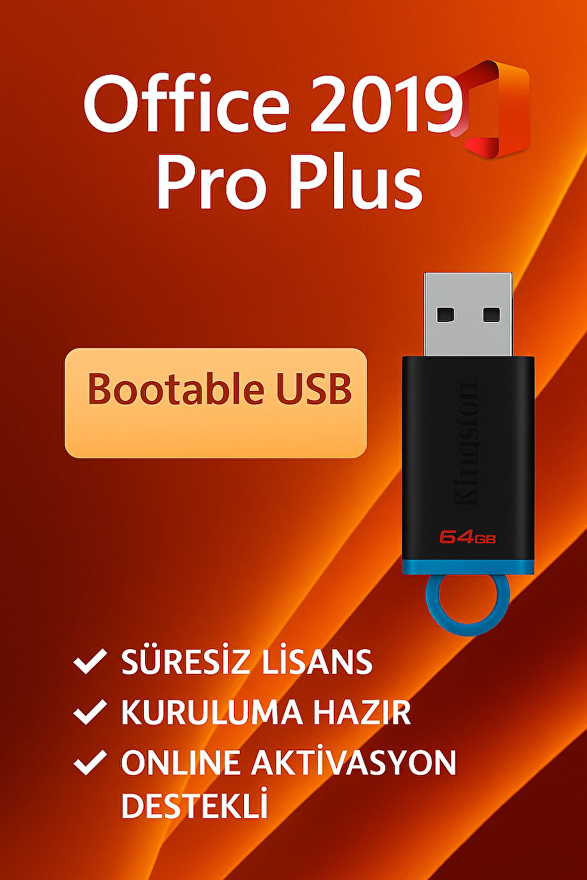 Süresiz lisans ve usb