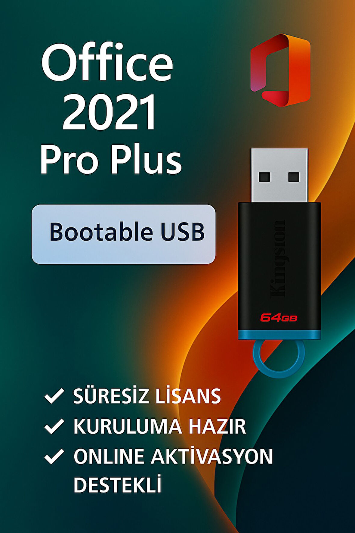 Süresiz office 2021 usb lisansı