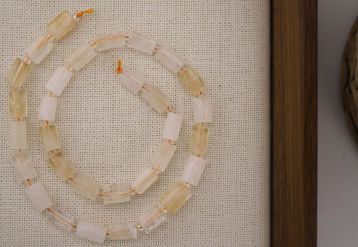 SİLİNDİR KÖŞELİ KESİM SİTRİN 8X11 MM DOĞAL TAŞ DİZİ- YÜKSEK KALİTELİ DOĞAL TAŞ