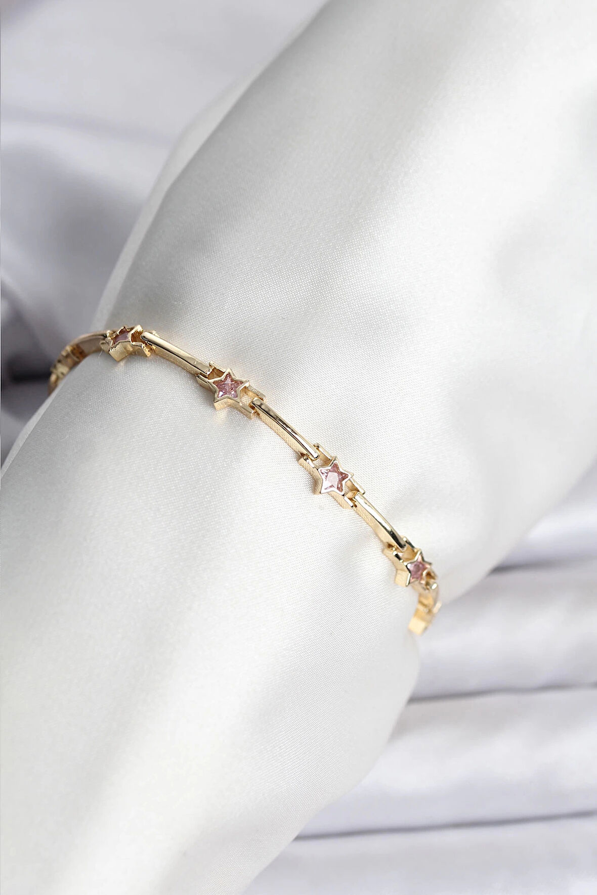 Dodes Dodes Yıldız Model Gold Renk Pirinç Bileklik TG27BB8081