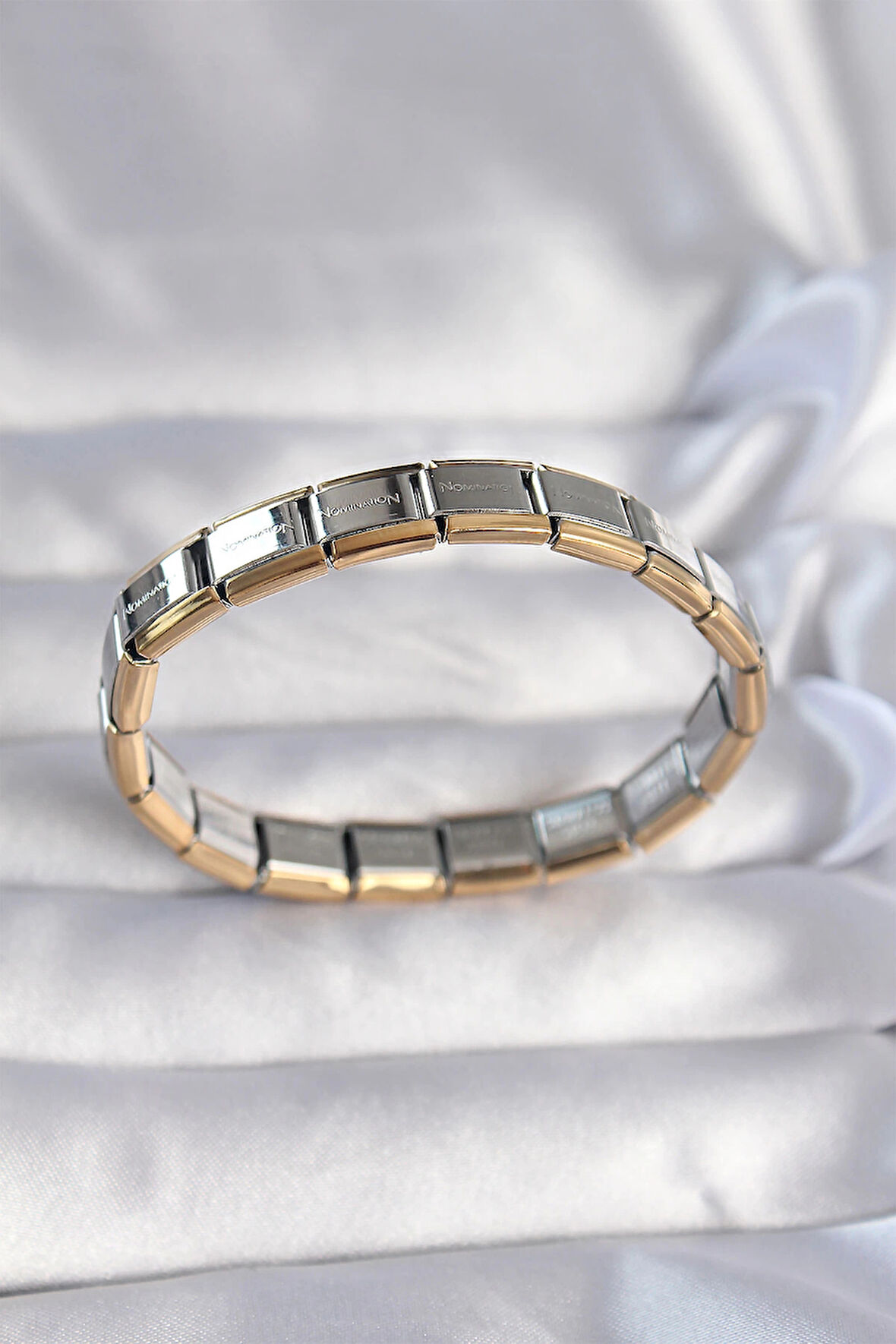 Dodes 316L Çelik Çift Renk Yazılı Nomination Bileklik TG27BB6111