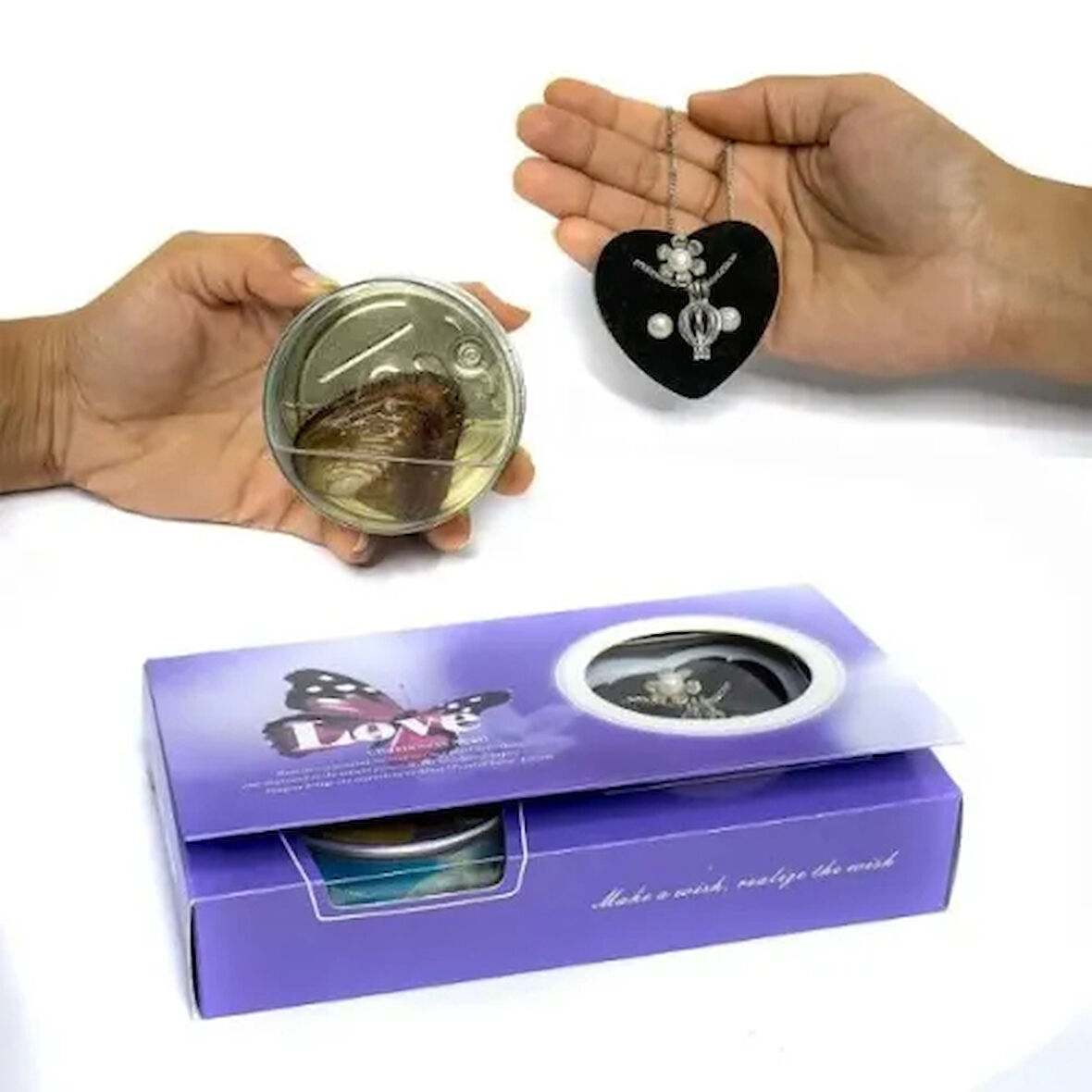 Dodes İstridye İçinde İnci Kolye