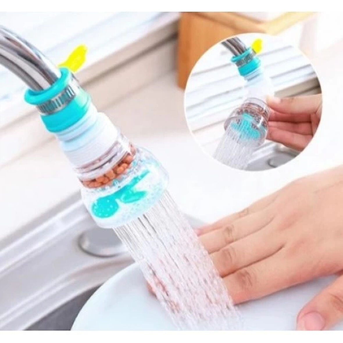 Dodes Oynar Başlıklı  Pervaneli Taşlı Musluk Başlığı