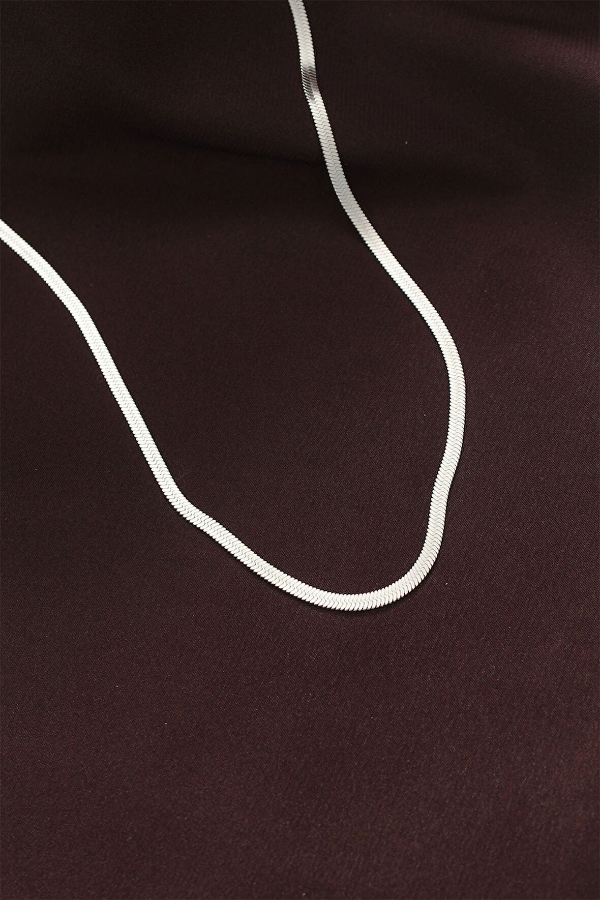 Dodes Dodes 316L Çelik Gümüş Renk 60 cm İtalyan Zincir Kolye TG27BKO6229