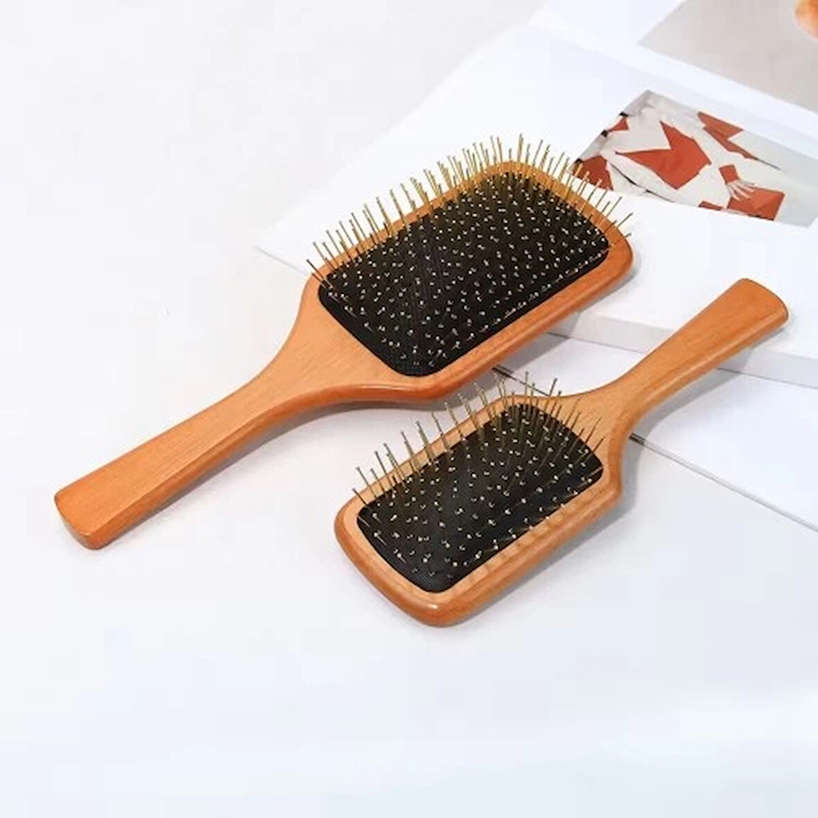 Dodes Çelik İğne Uçlu Bambu Tarak 21 cm 12'li Paket