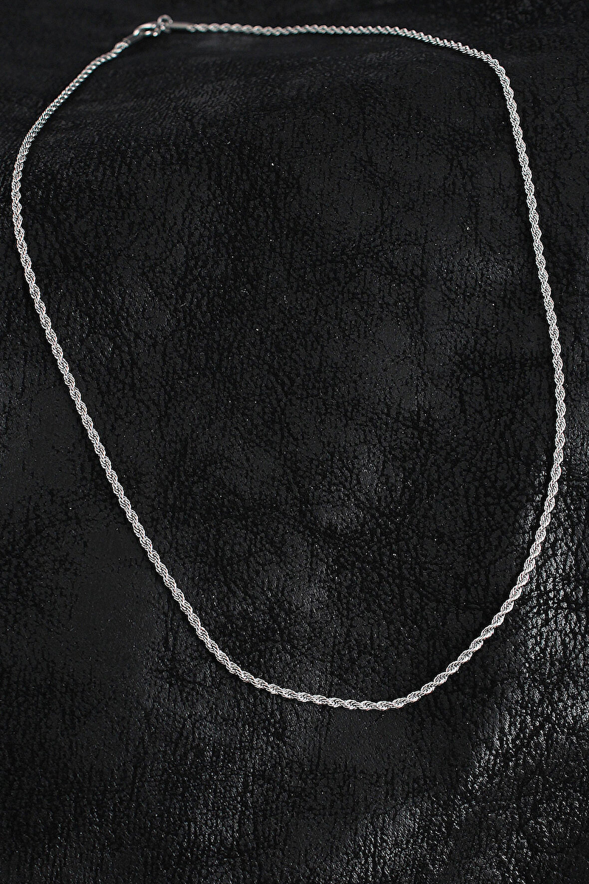 Dodes Dodes 316L Çelik Halat Zincir Model Gümüş Renk Erkek Kolye TG27ERK1387