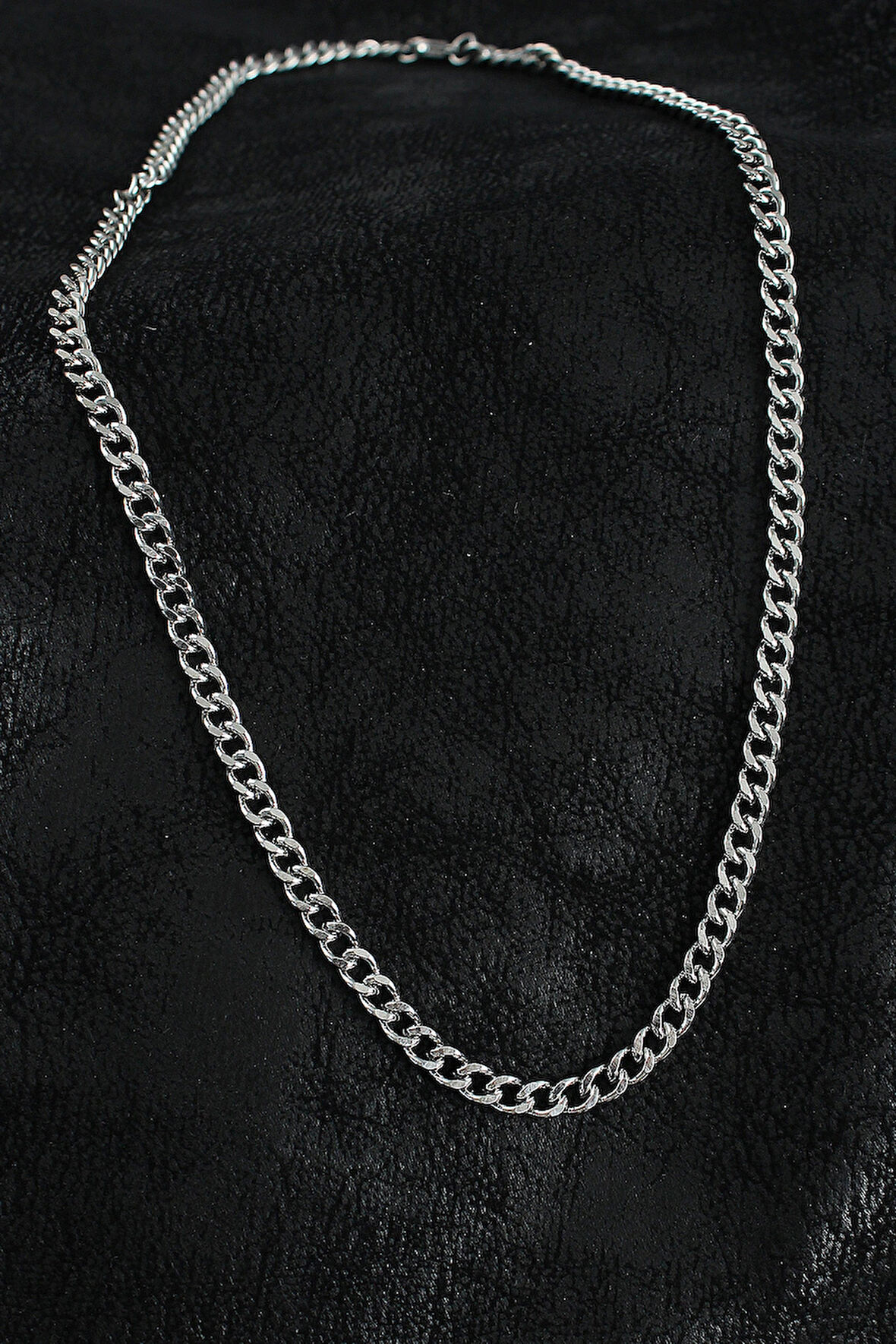 Dodes Dodes 316L Çelik Klasik Zincir Model Gümüş Renk Erkek Kolye TG27ERK1388