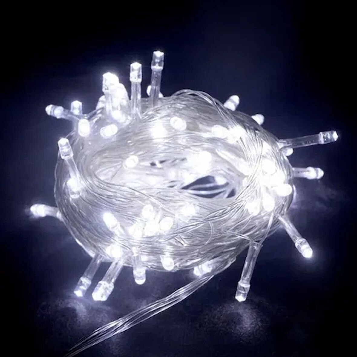 Dodes 10m 100 LED Boncuk Lamba Beyaz Işık