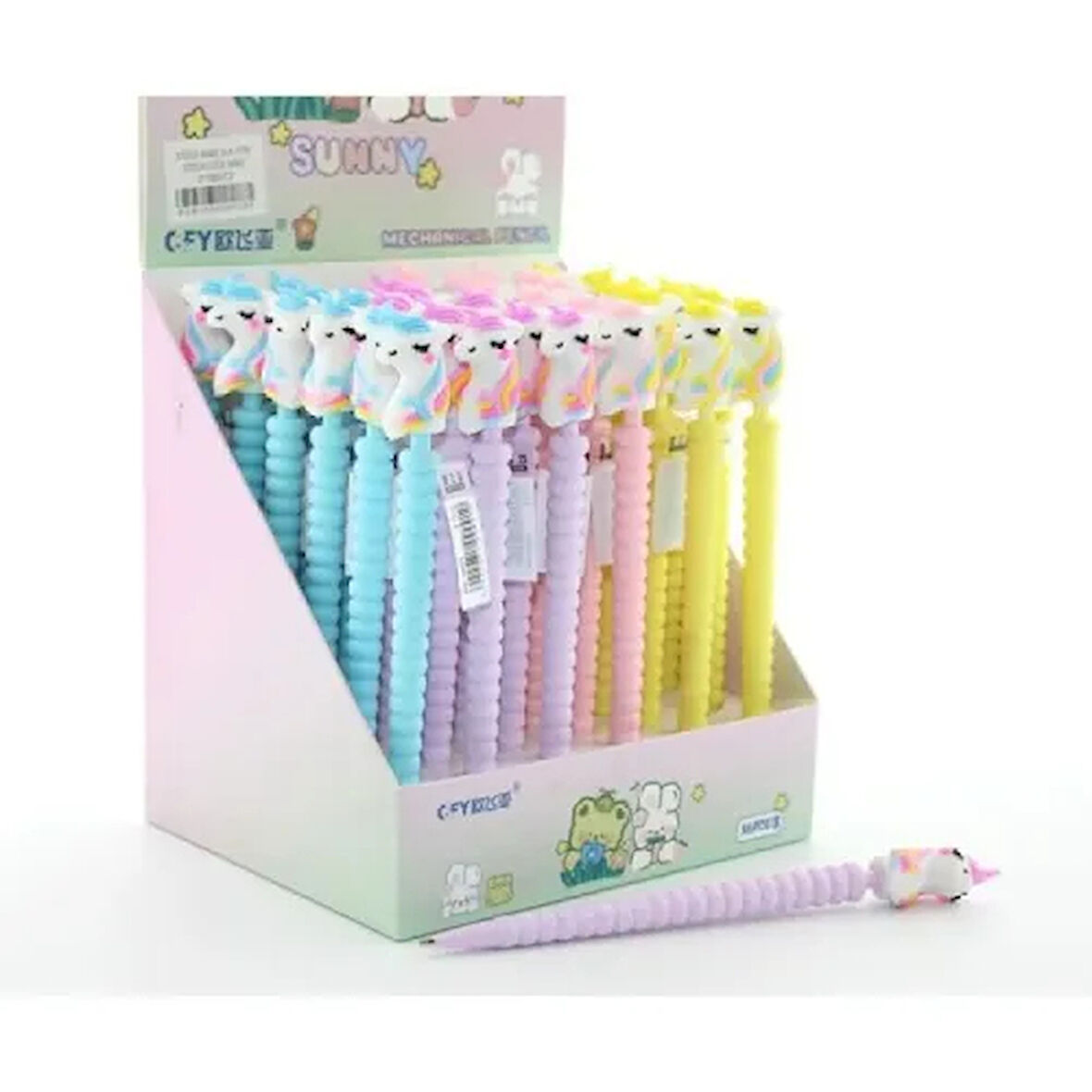 Dodes Unicorn Figürlü 07 Uçlu Kurşun Kalem