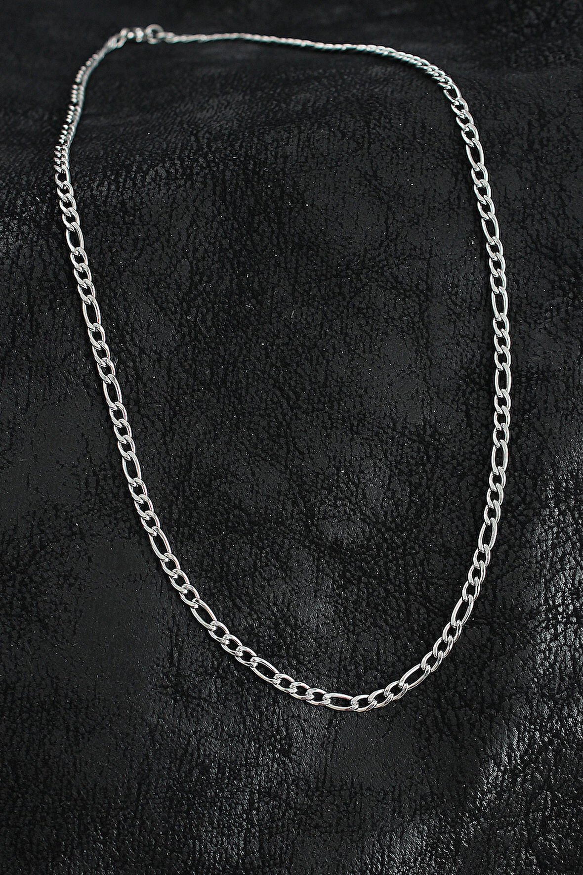 Dodes 316L Çelik Klasik Figaro Zincir Model Gümüş Renk Erkek Kolye TG27ERK1393