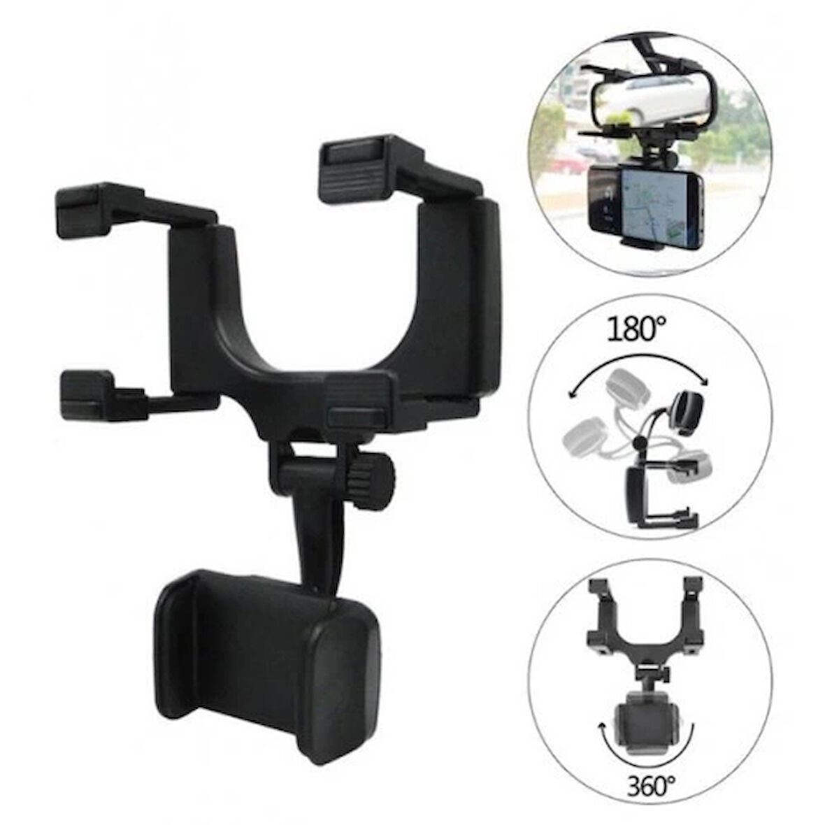 Dodes Araba Dikiz Aynasına Takılan Telefon Tutucu