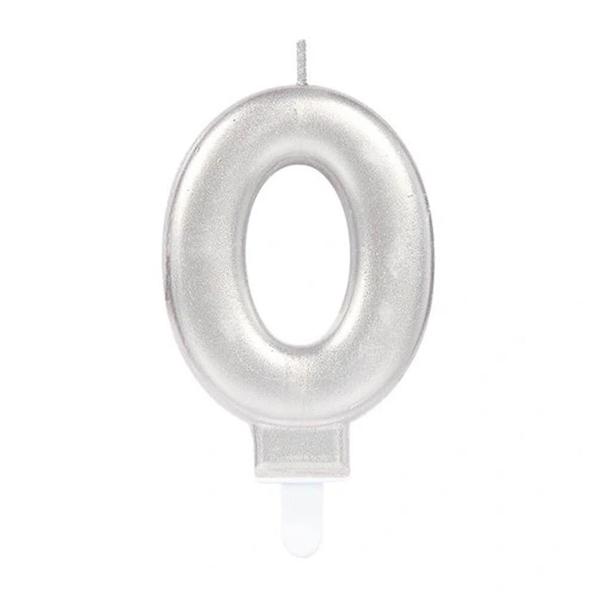 Dodes 0 Rakamı Mum Gümüş Renk