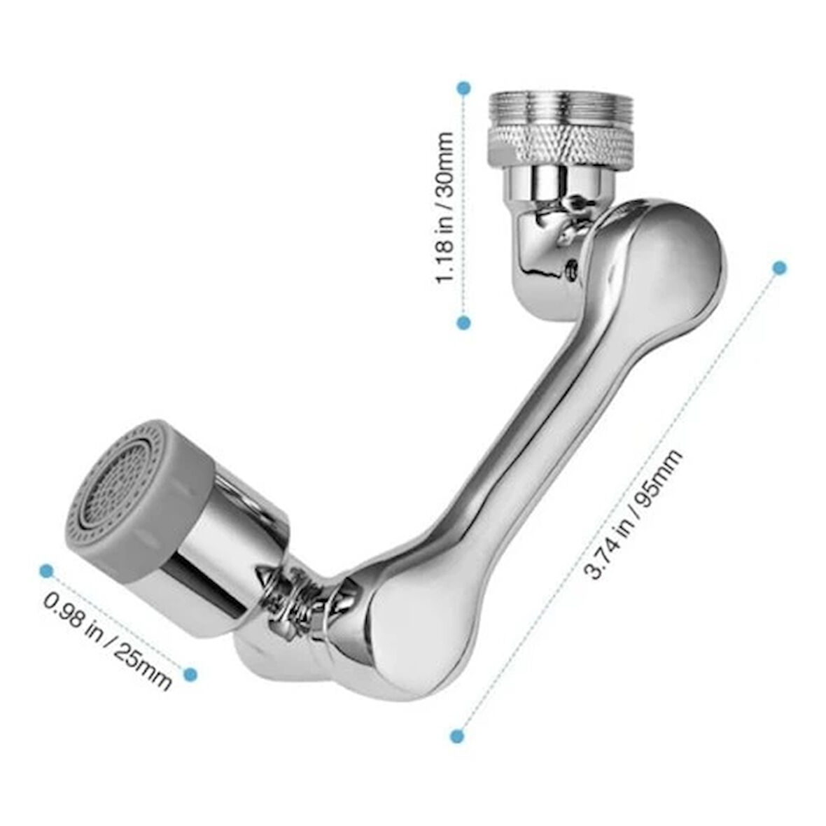 Dodes Akrobat Musluk Başlığı