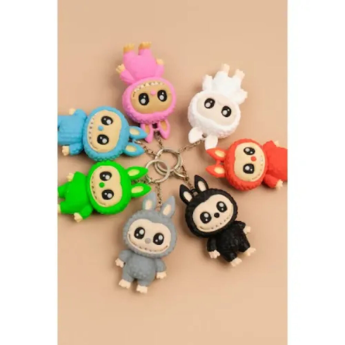 Dodes Labubu Figürlü Anahtarlık