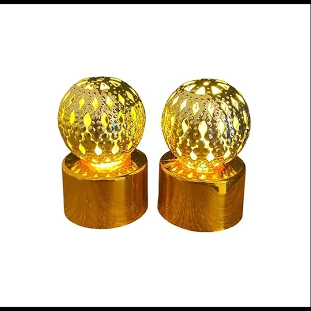 Dodes 12'li Ramazan Ayaklı LED Işık (Gold, Gün Işığı)