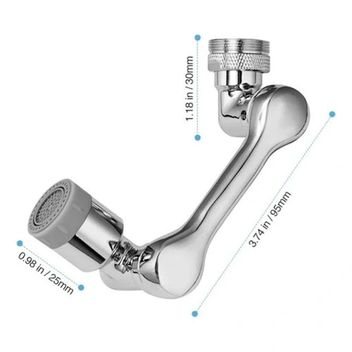 Dodes Akrobat Musluk Başlığı