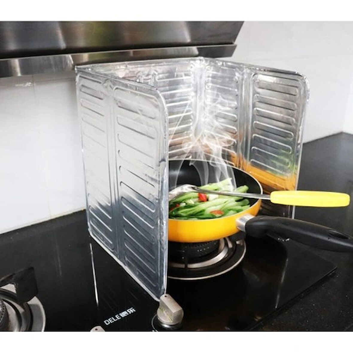 Dodes Ocak Yağ Koruyucu Alüminyum Paravan