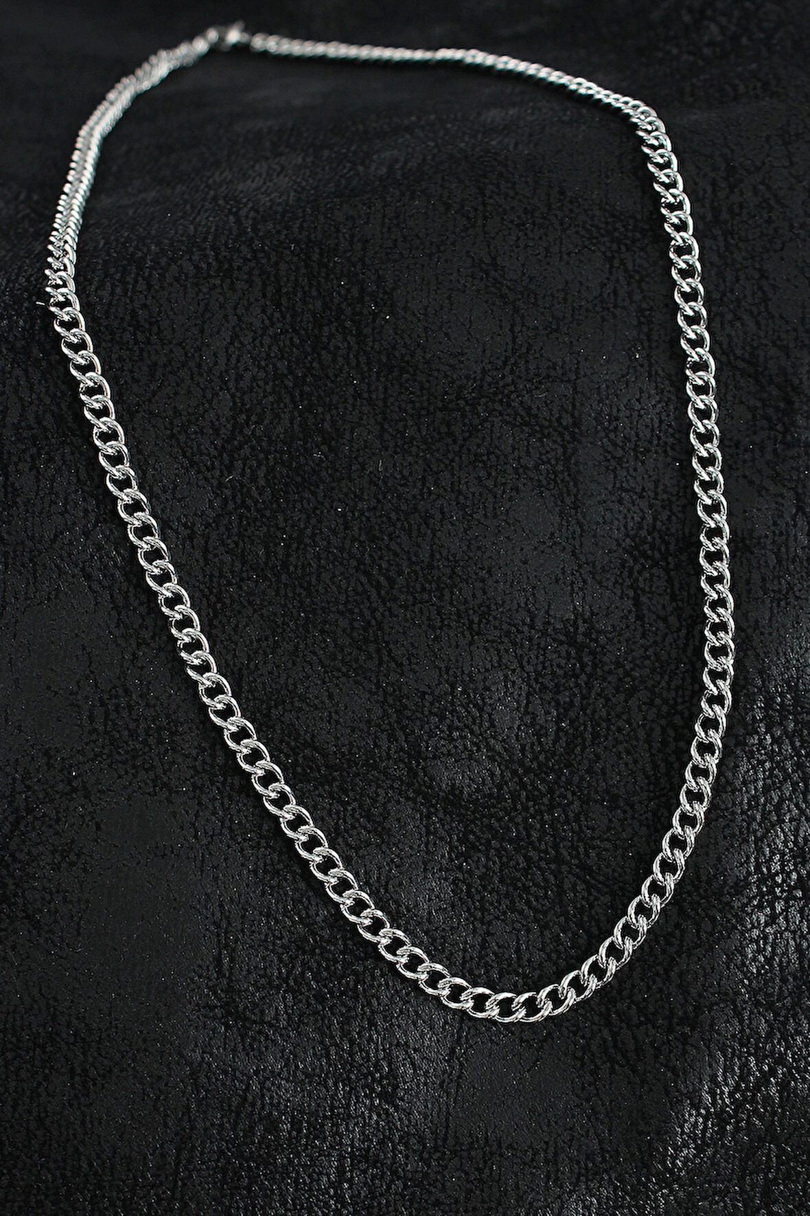 Dodes 316L Çelik Klasik Oval Zincir Model Gümüş Renk Erkek Kolye TG27ERK1390