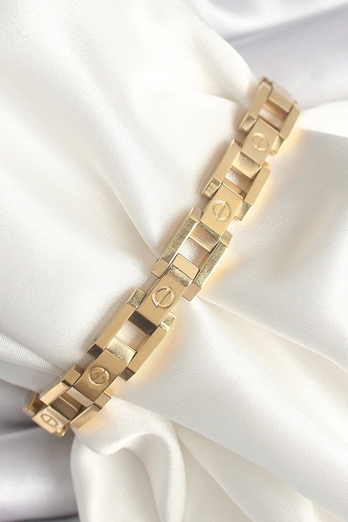 Dodes 316L Çelik Gold Renk Unisex Bileklik TG27BB6497