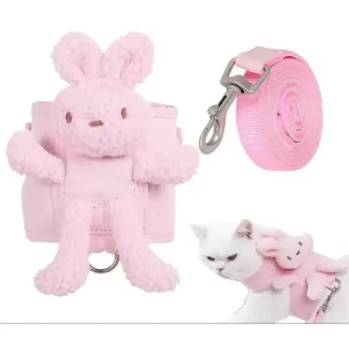 Dodes Peluş Ayıcıklı Göğüs Gezdirme Tasması Seti