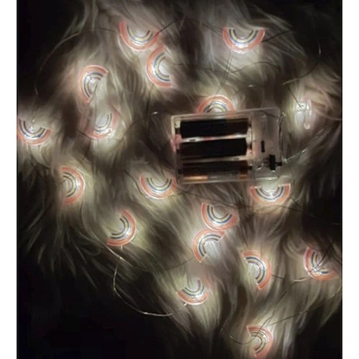 Dodes Led Işıklı Gökkuşağı Dekoratif Işıklı İp