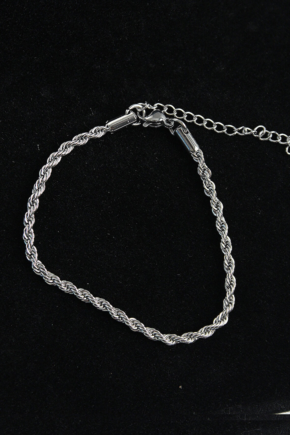 Dodes Dodes 316L Çelik Halat Model Gümüş Renk Erkek Bileklik TG27EB3742