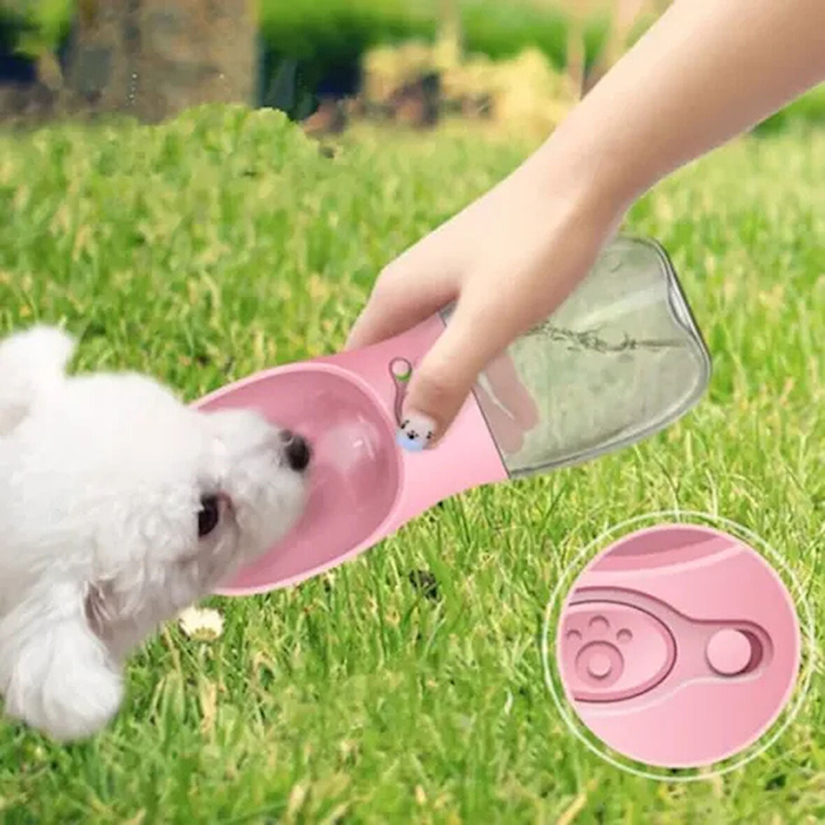 Dodes Taşınabilir Köpek Su Matarası (350 ml)