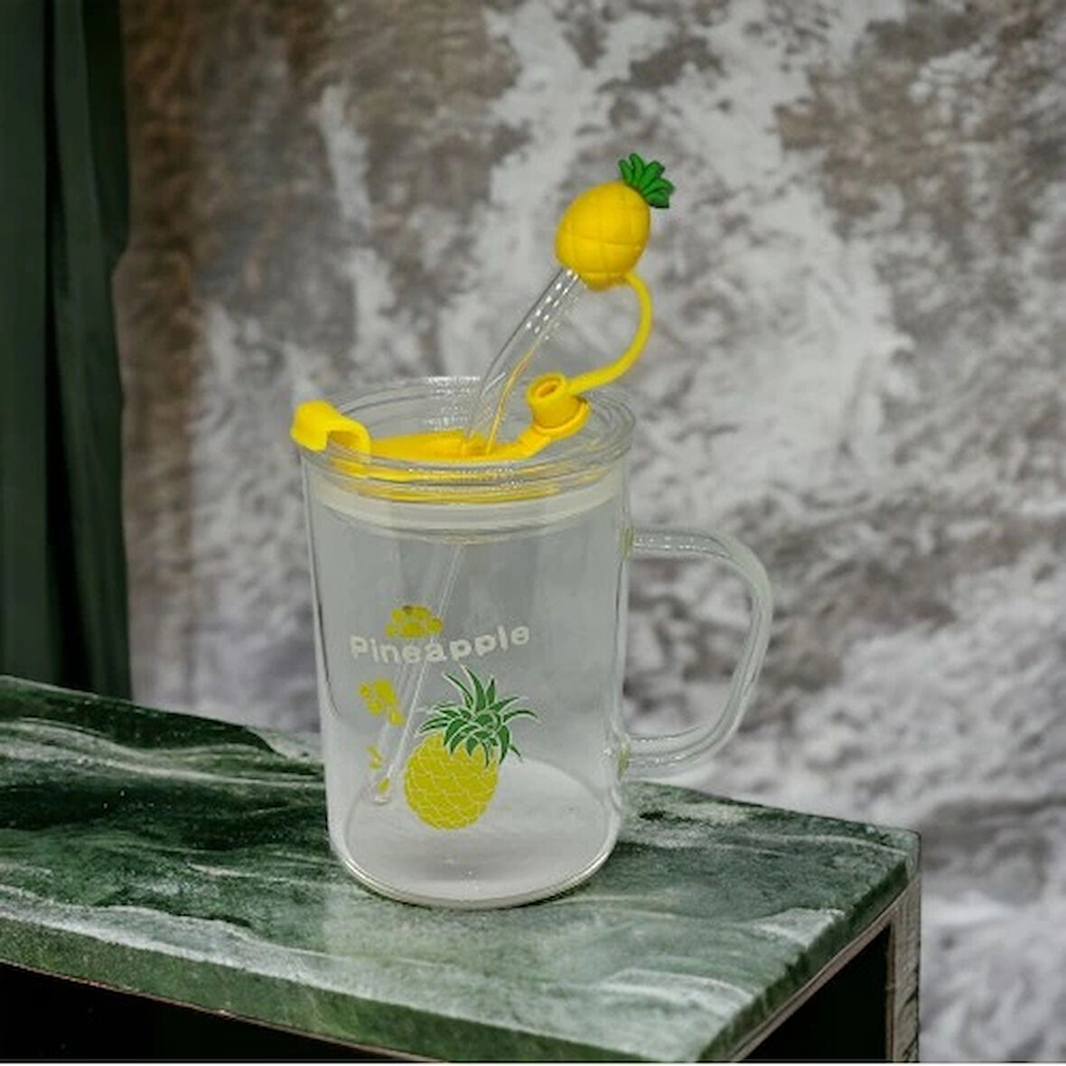 Dodes Ananas Tasarımlı Kupa Bardak