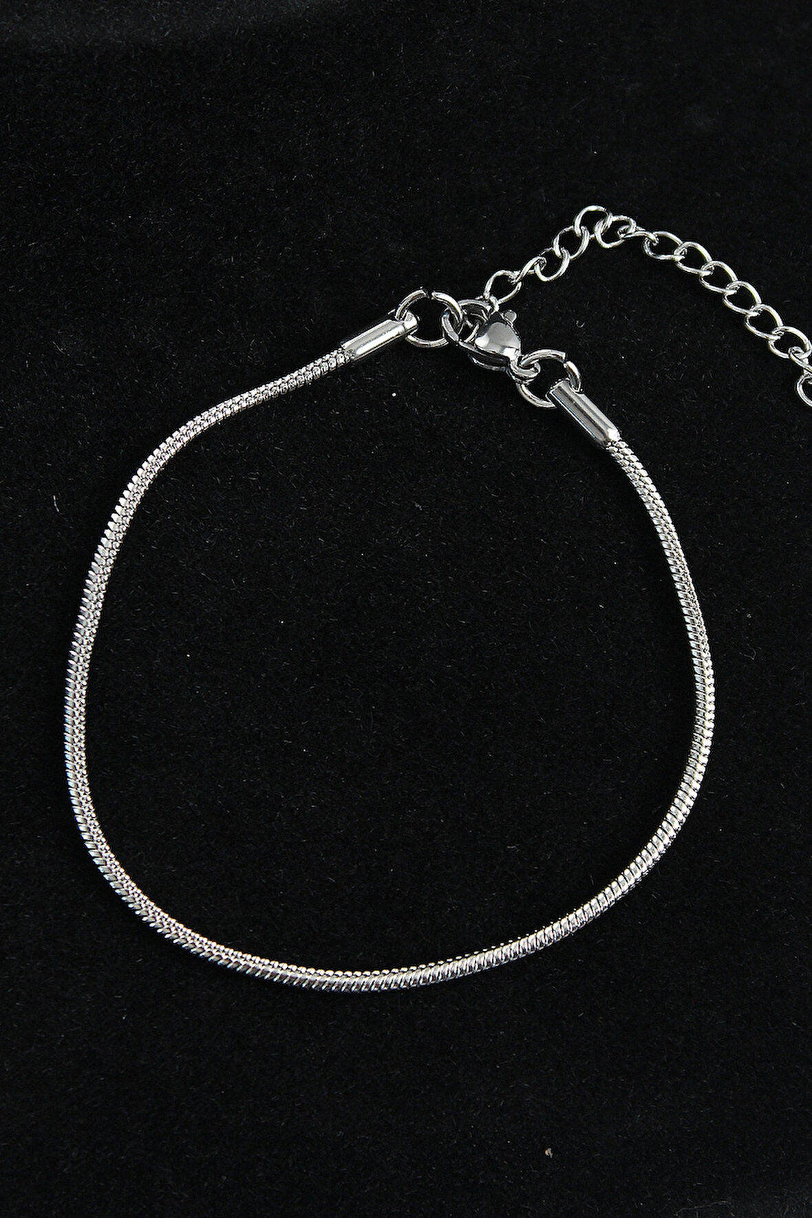 Dodes Dodes 316L Çelik Oval İtalyan Model Gümüş Renk Erkek Bileklik TG27EB3739