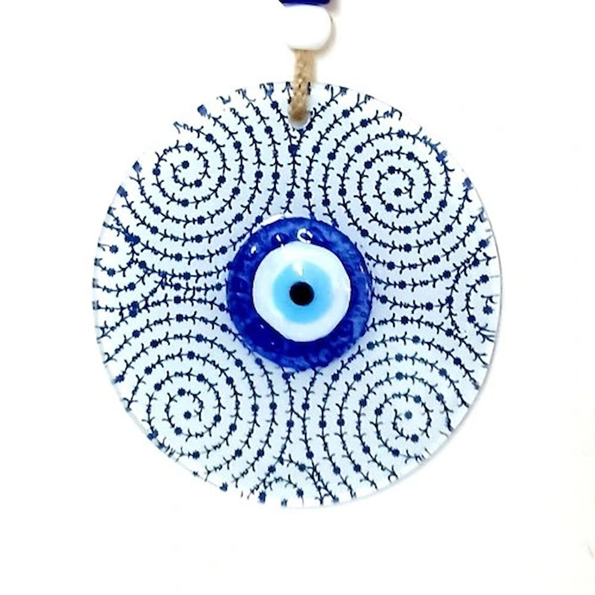 Dodes Altın Boynuz Modeli Nazar Füzyon Cam Duvar Dekoru