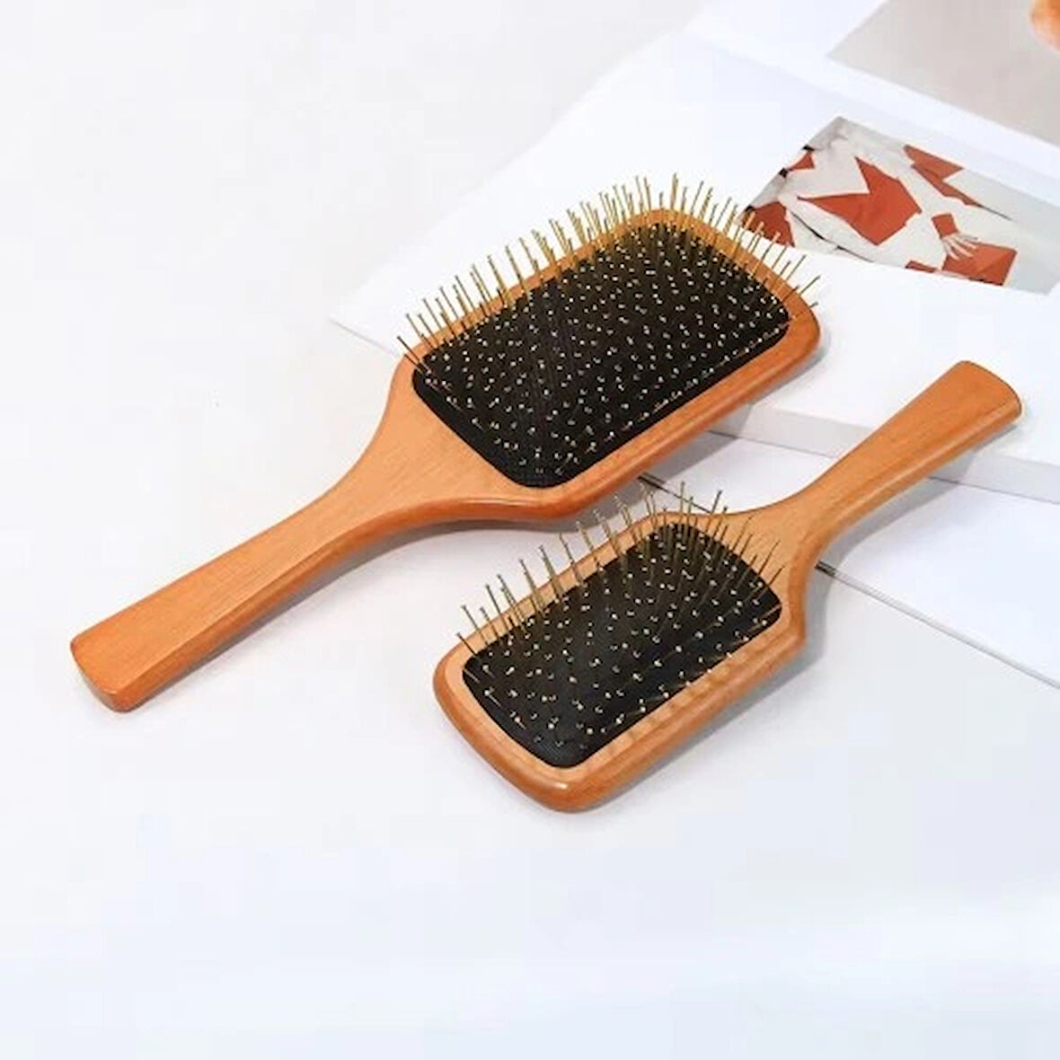 Dodes Çelik İğne Uçlu Bambu Tarak 21 cm 12'li Paket