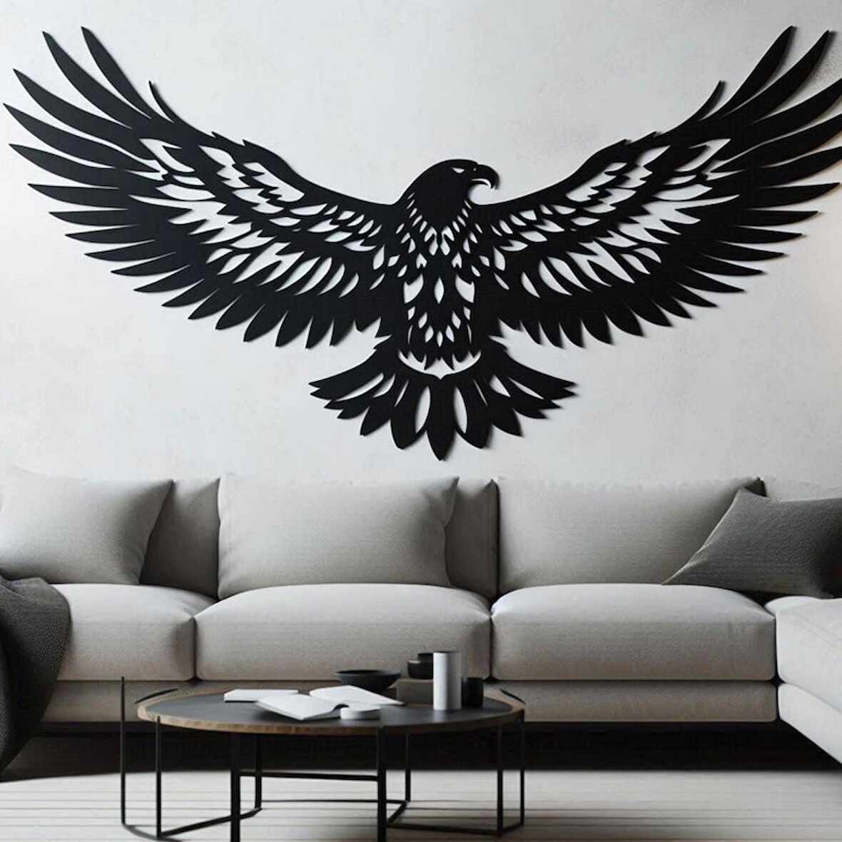 Büyük kartal dekoratif dekor tablo 