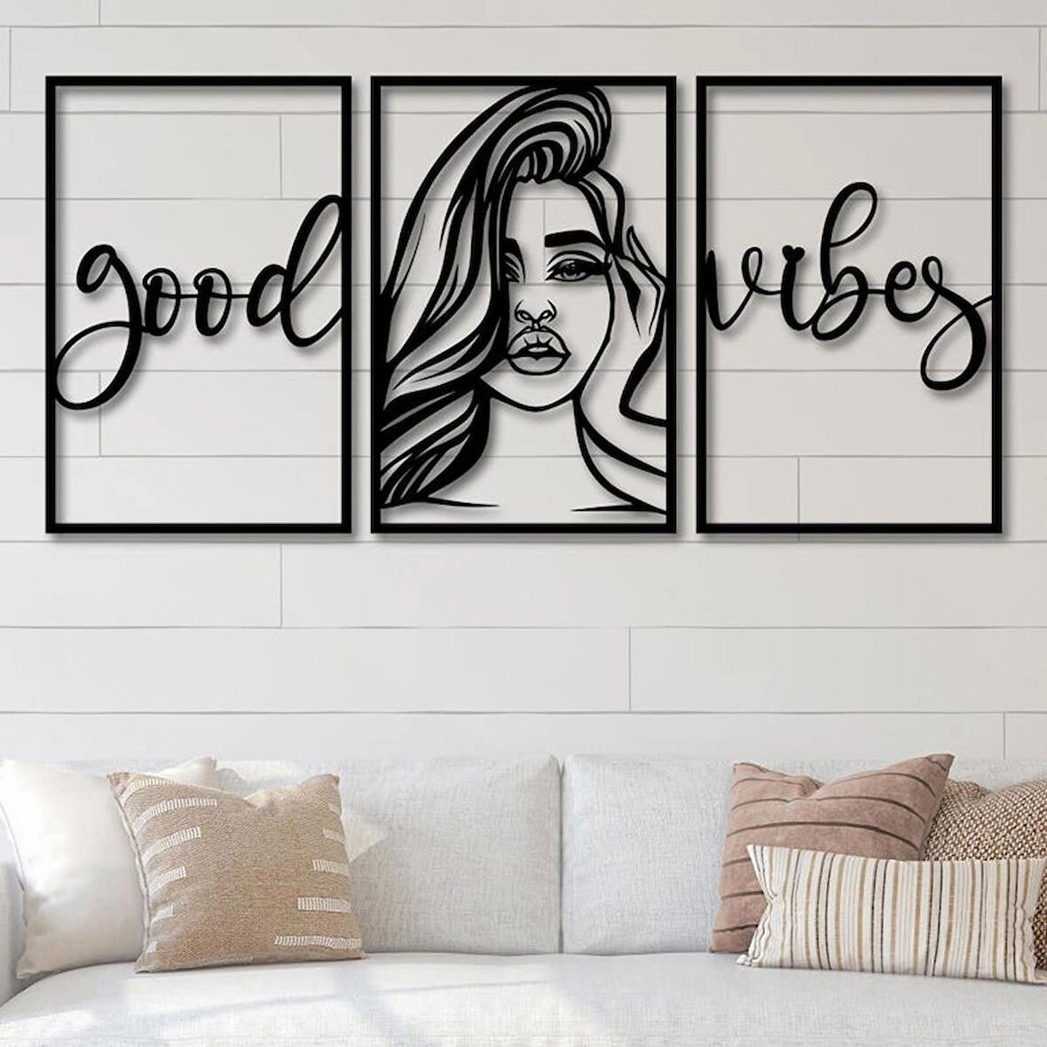 Gold vides Dekoratif duvar dekor tablo 