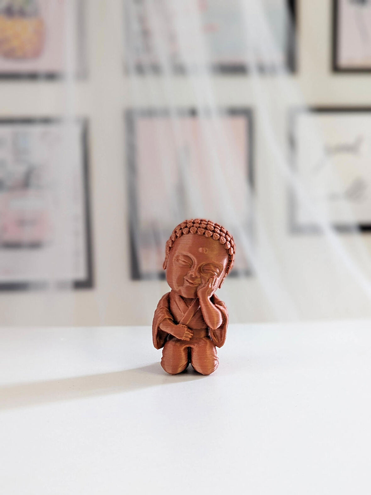 Minyatür Buda Heykeli - Aşk - Amor - Bioplastik