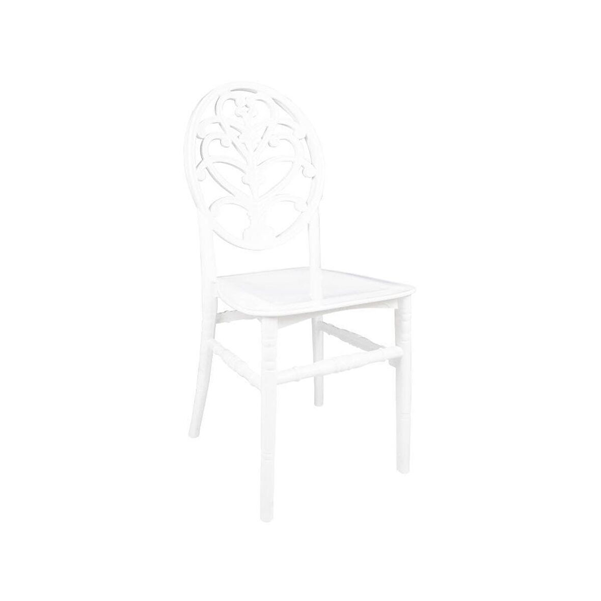 Mandella Karmen Düğün Sandalyesi Model 6 (4 Adet) Beyaz