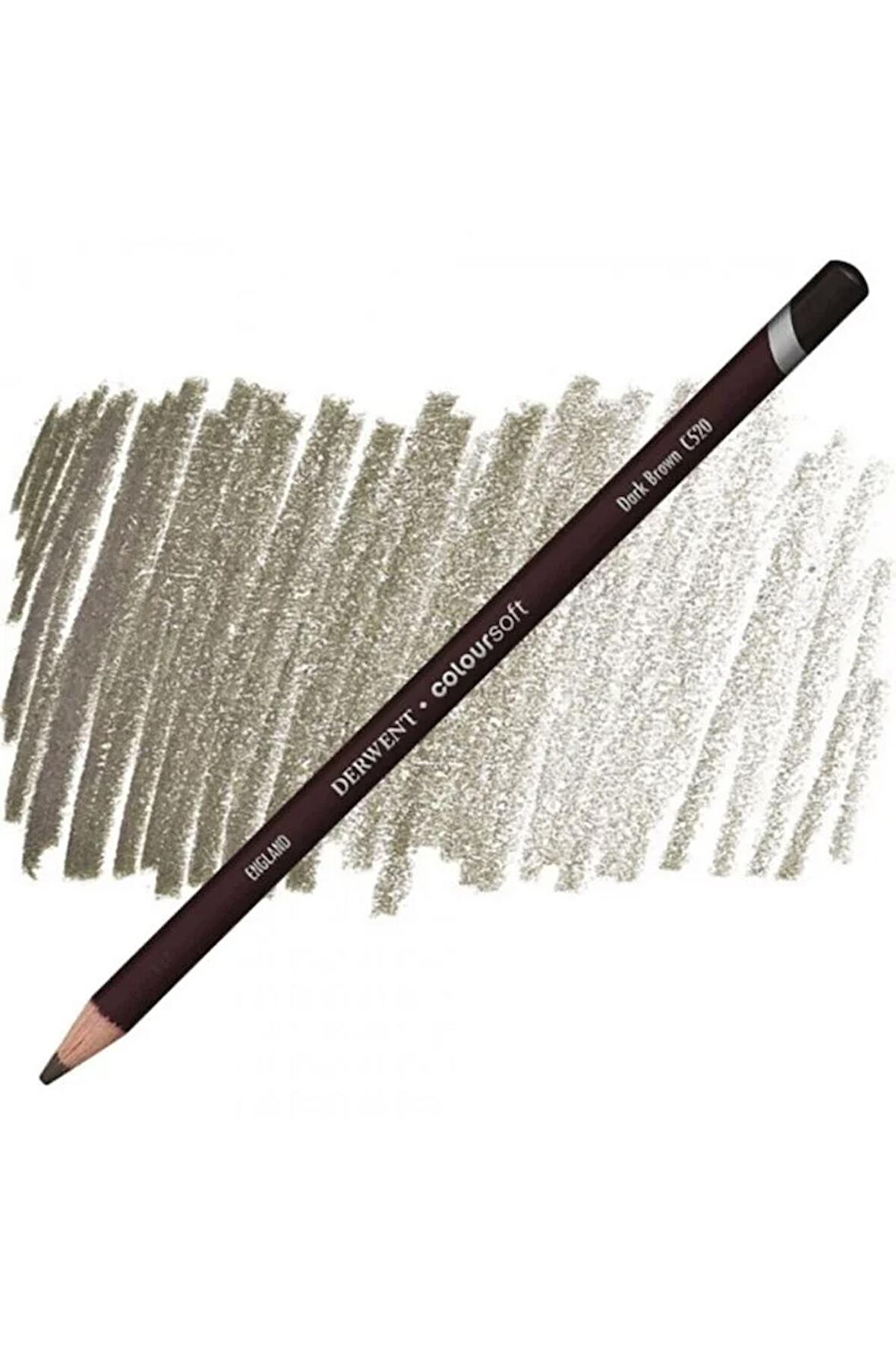 Derwent Coloursoft Pencil Dark Brown (c520)