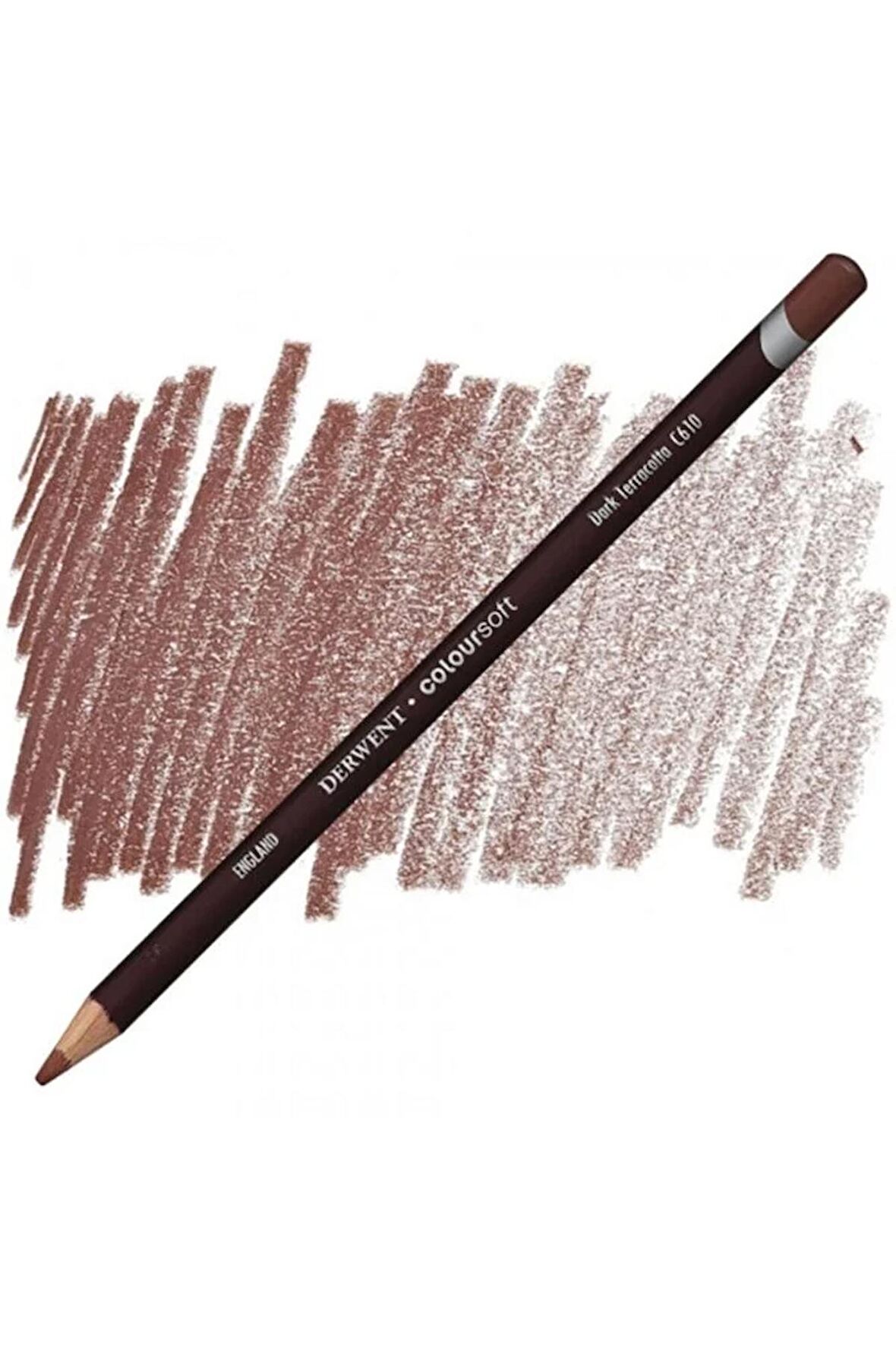 Derwent Coloursoft Pencil Dark Terracotta (c610)
